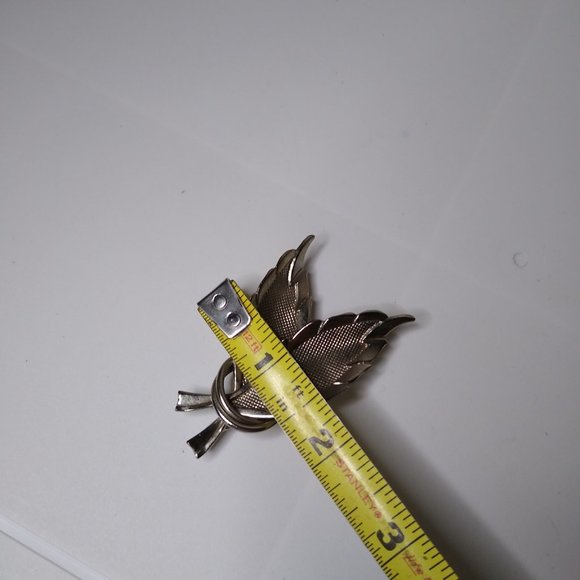 Vintage Metal Feather Brooch - Picture 16 of 16